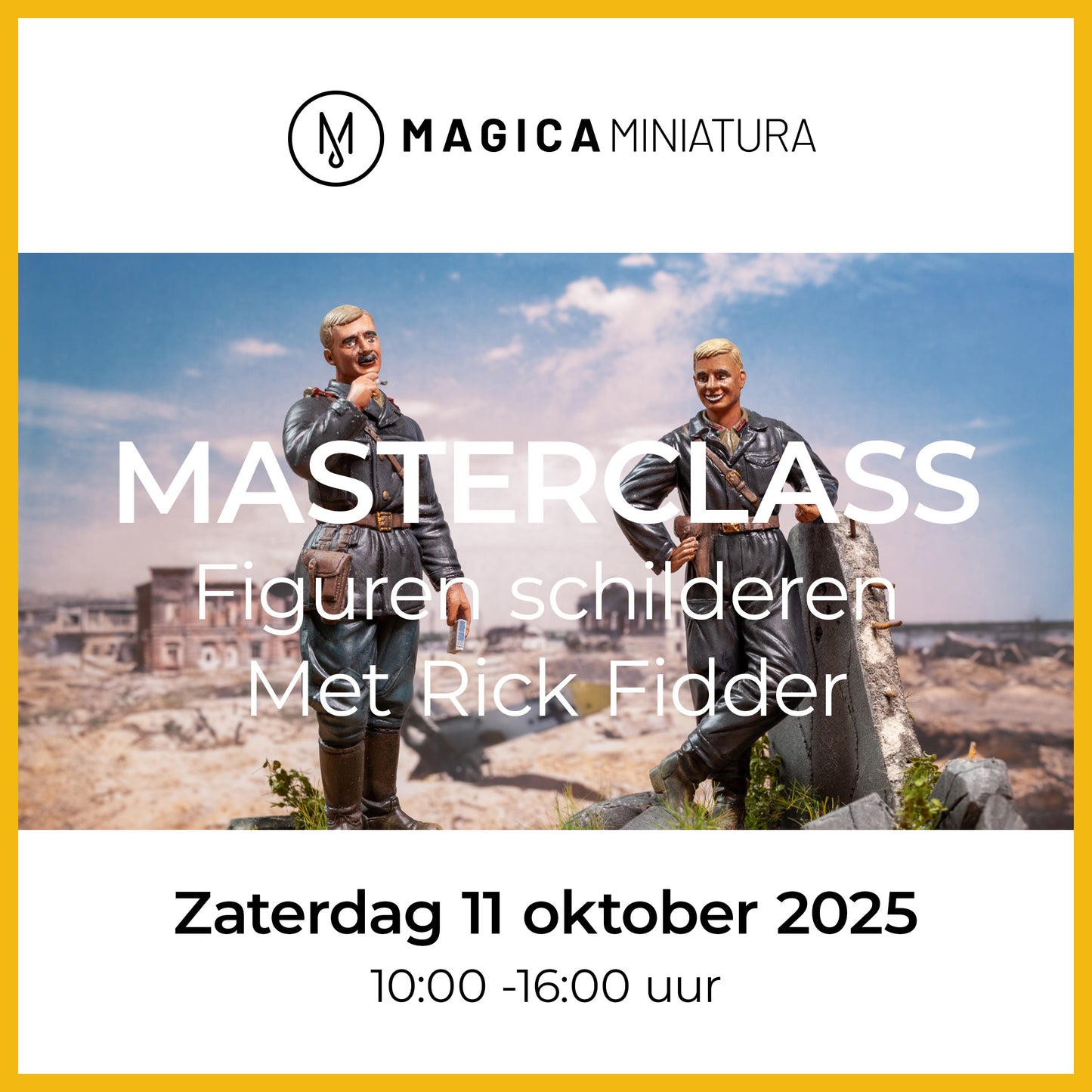 Masterclass figuren schilderen met Rick Fidder