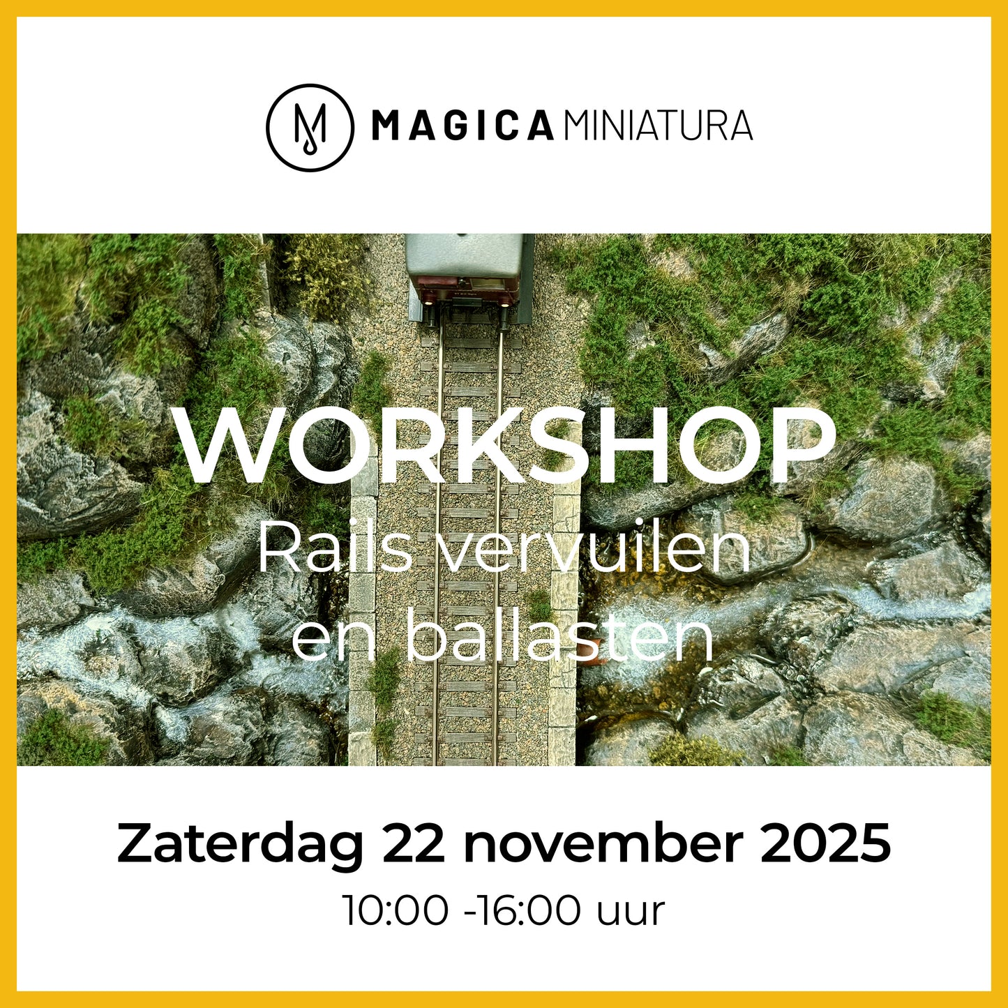Workshop rails vervuilen en ballasten