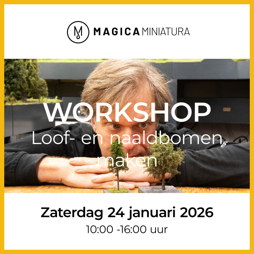 Workshop naald- en loofbomen maken