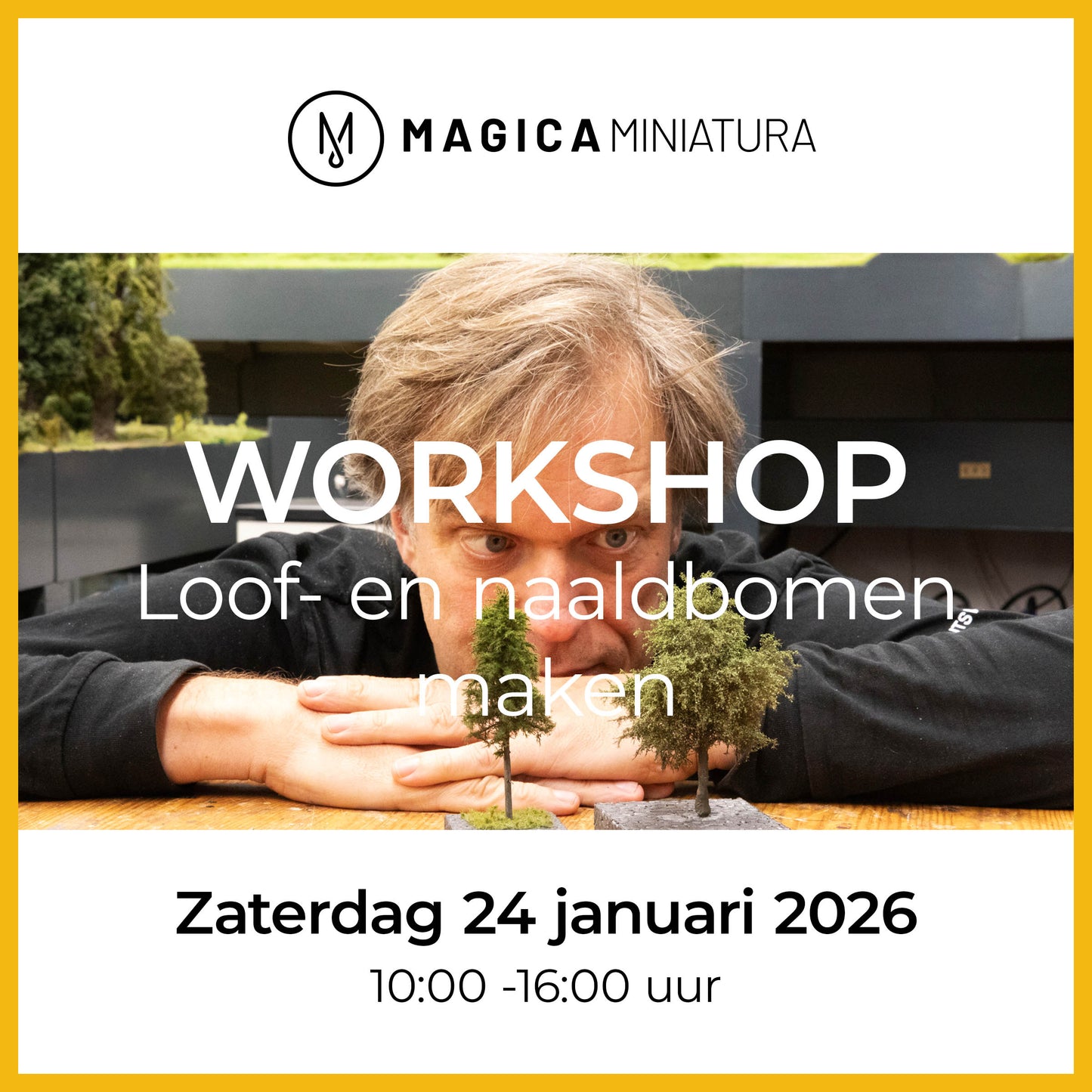 Workshop naald- en loofbomen maken