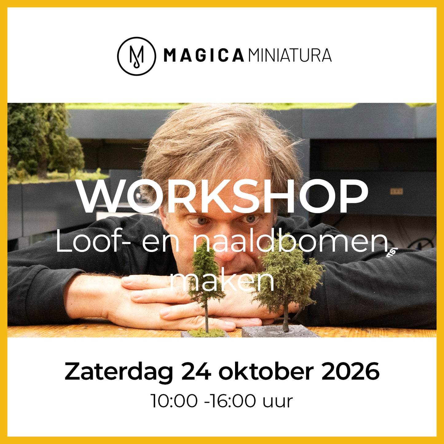 Workshop naald- en loofbomen maken