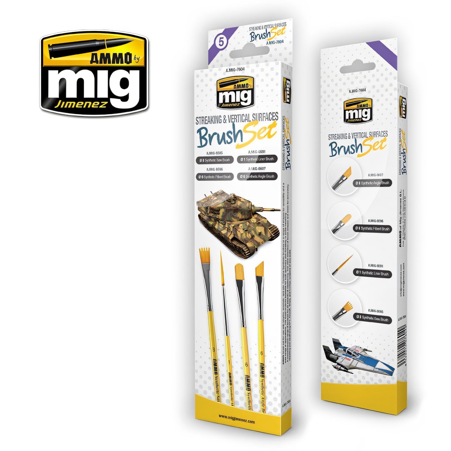 Streaking & Vertical Surfaces Brush Set