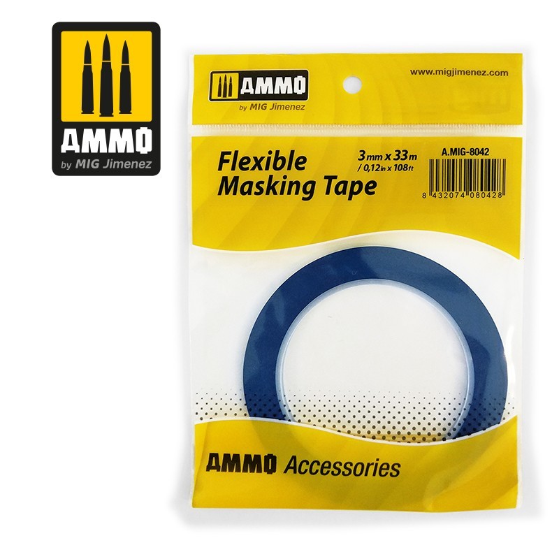 Masking Tape, flexible 3 mm