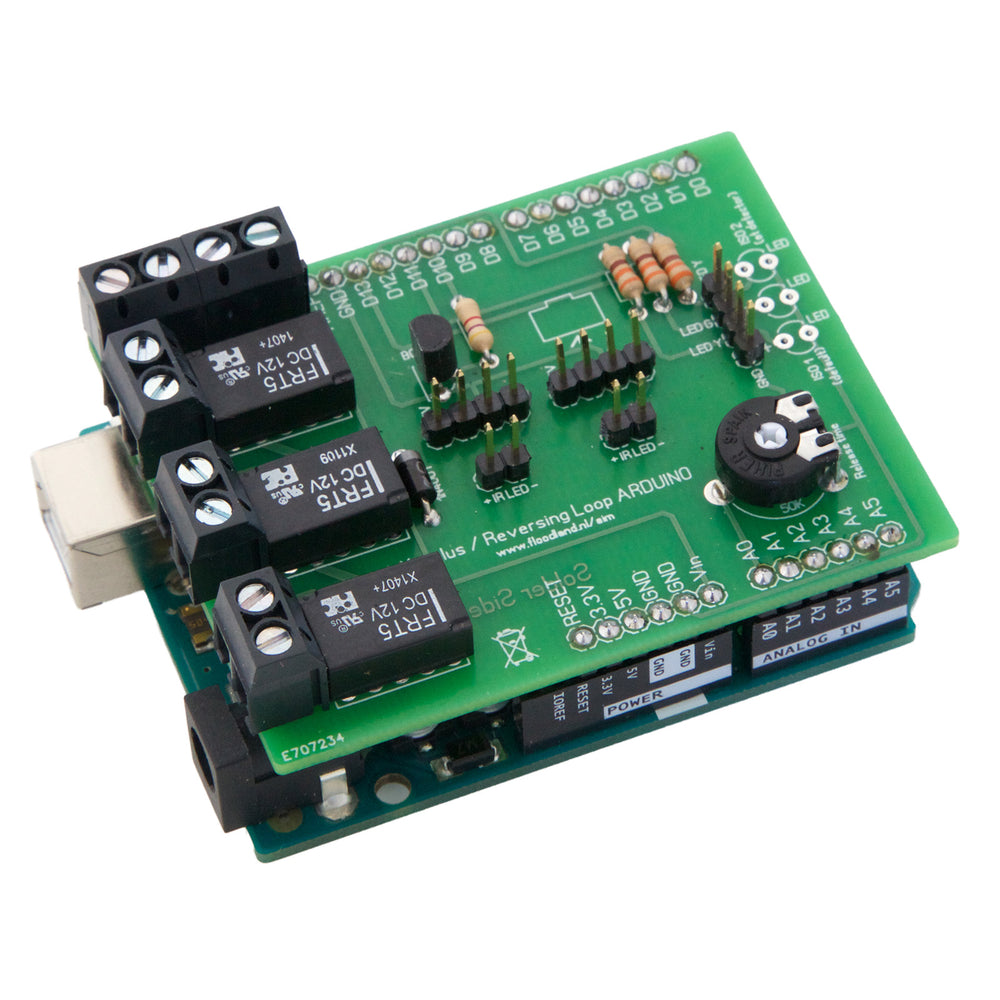 Kehrschleifenmodul mit Arduino (PCB zum Selbstbau)