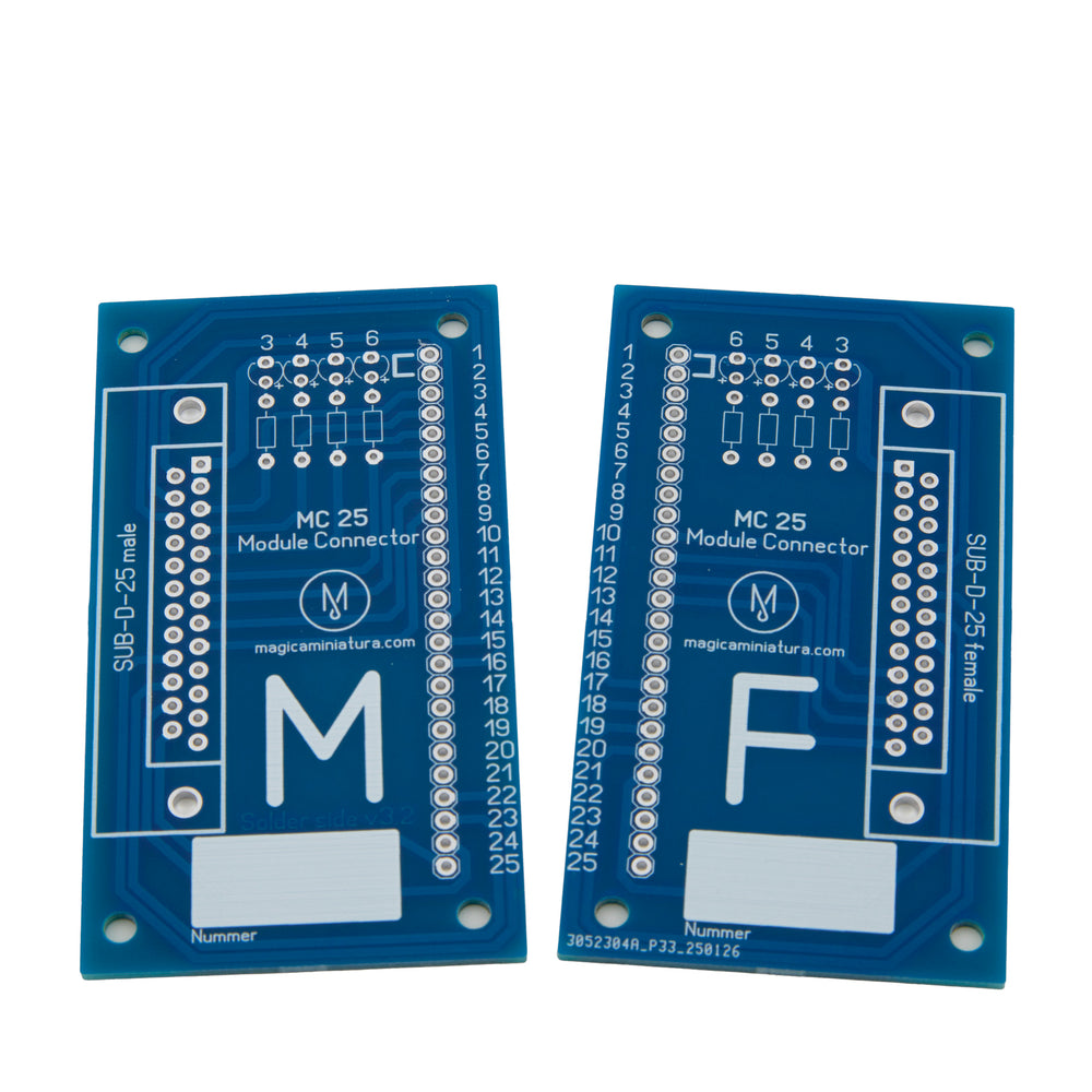 
                      
                        Universal module connector 25 (PCB for DIY)
                      
                    