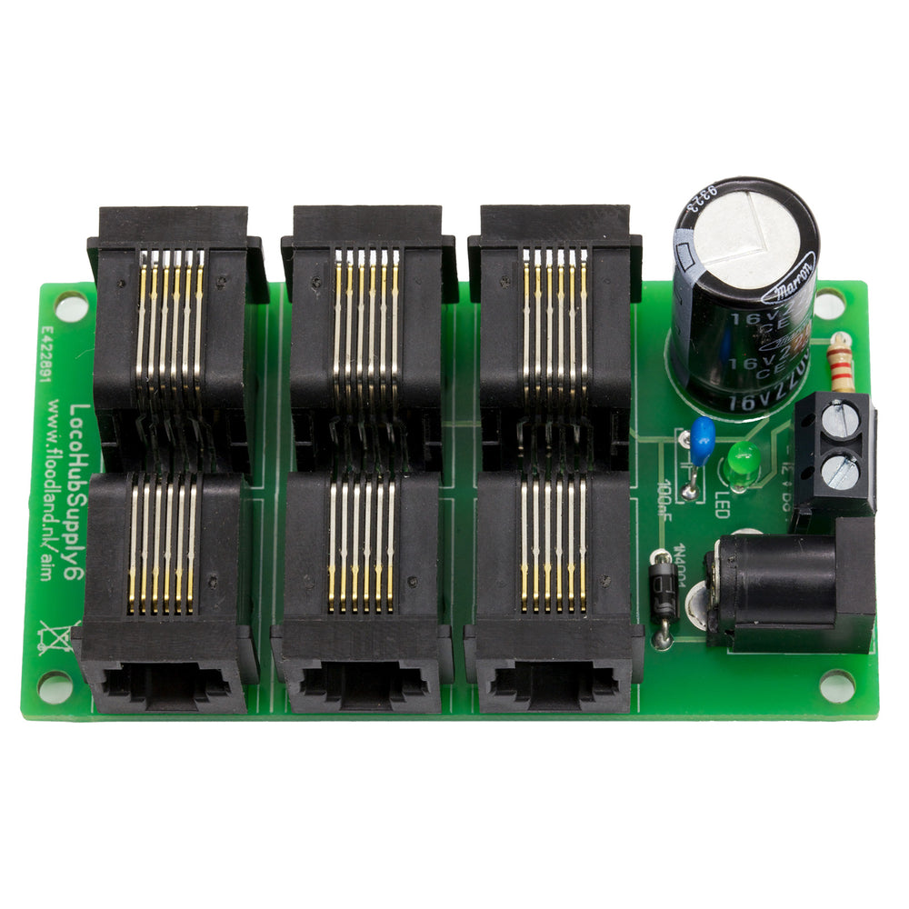 LocoHubSupply6: power supply for LocoNet (PCB for DIY)