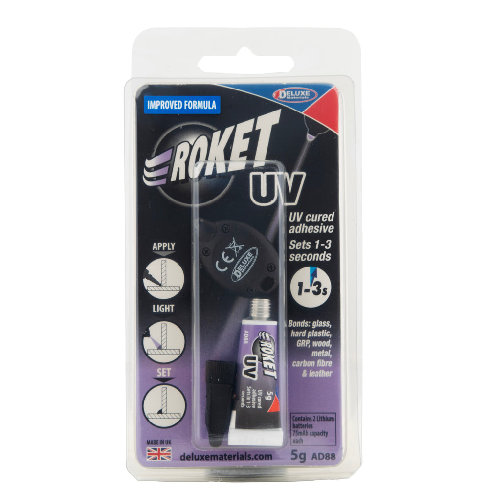 Roket UV secondelijm met activator