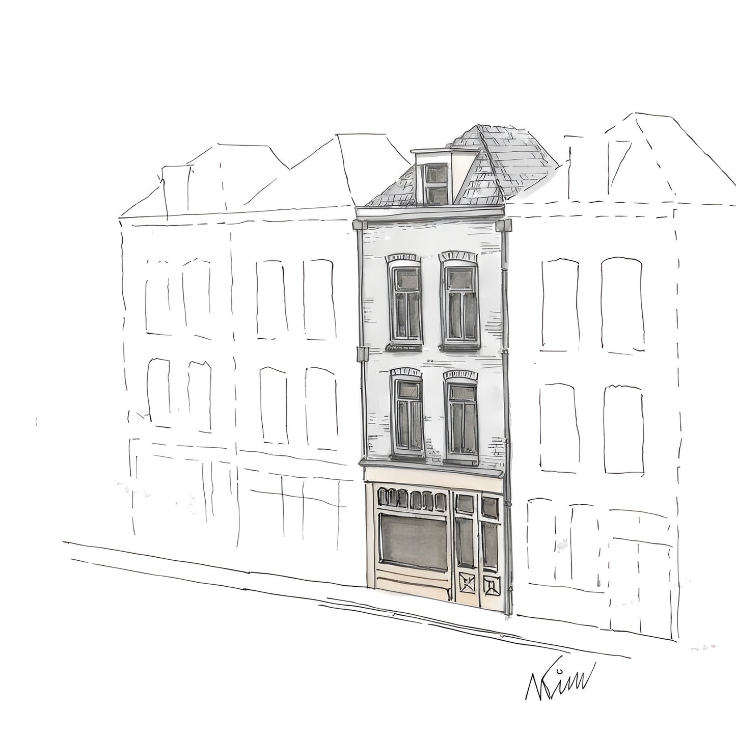 Aegidiustraße Laden groß