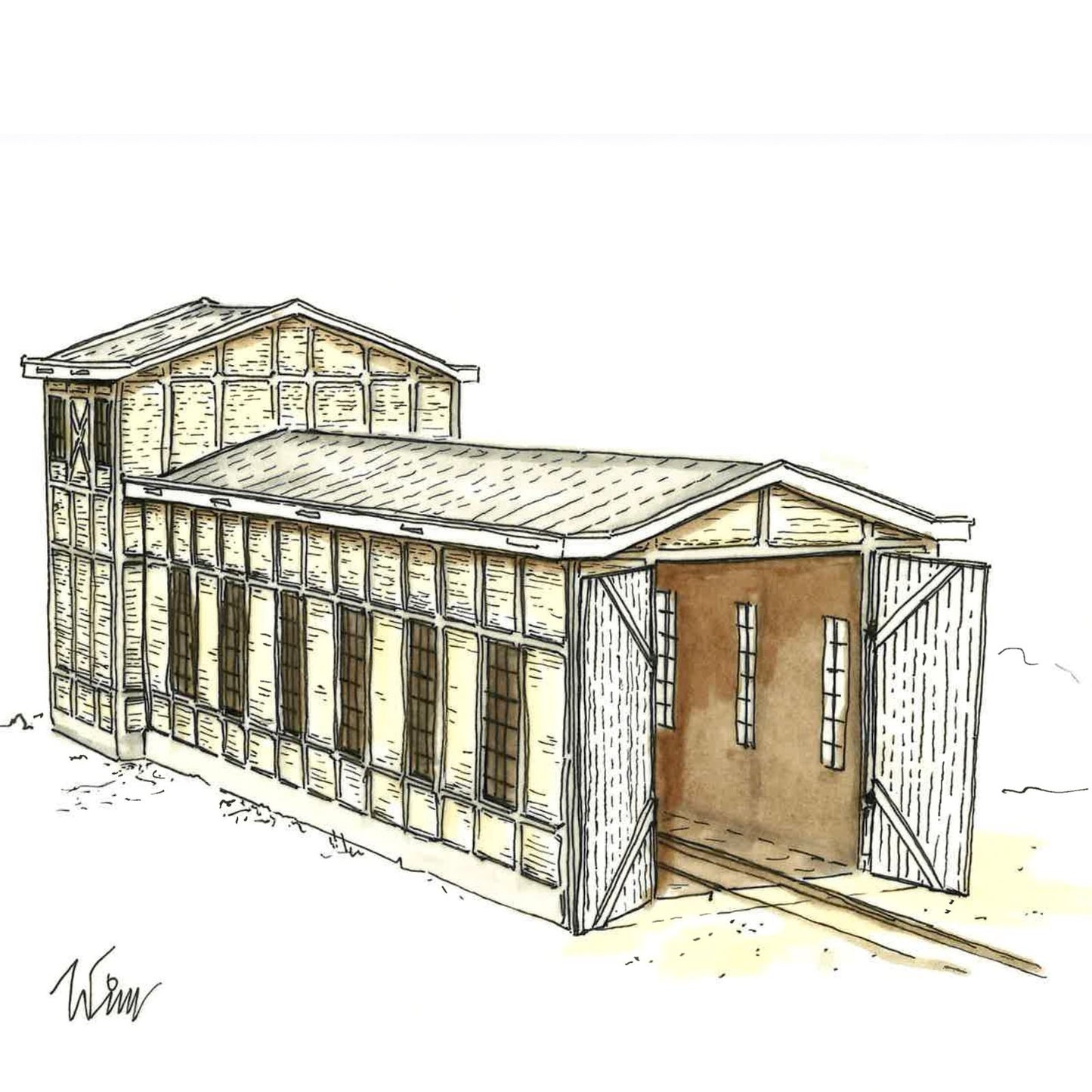 KNLS - Locomotievenloods met waterbezorging