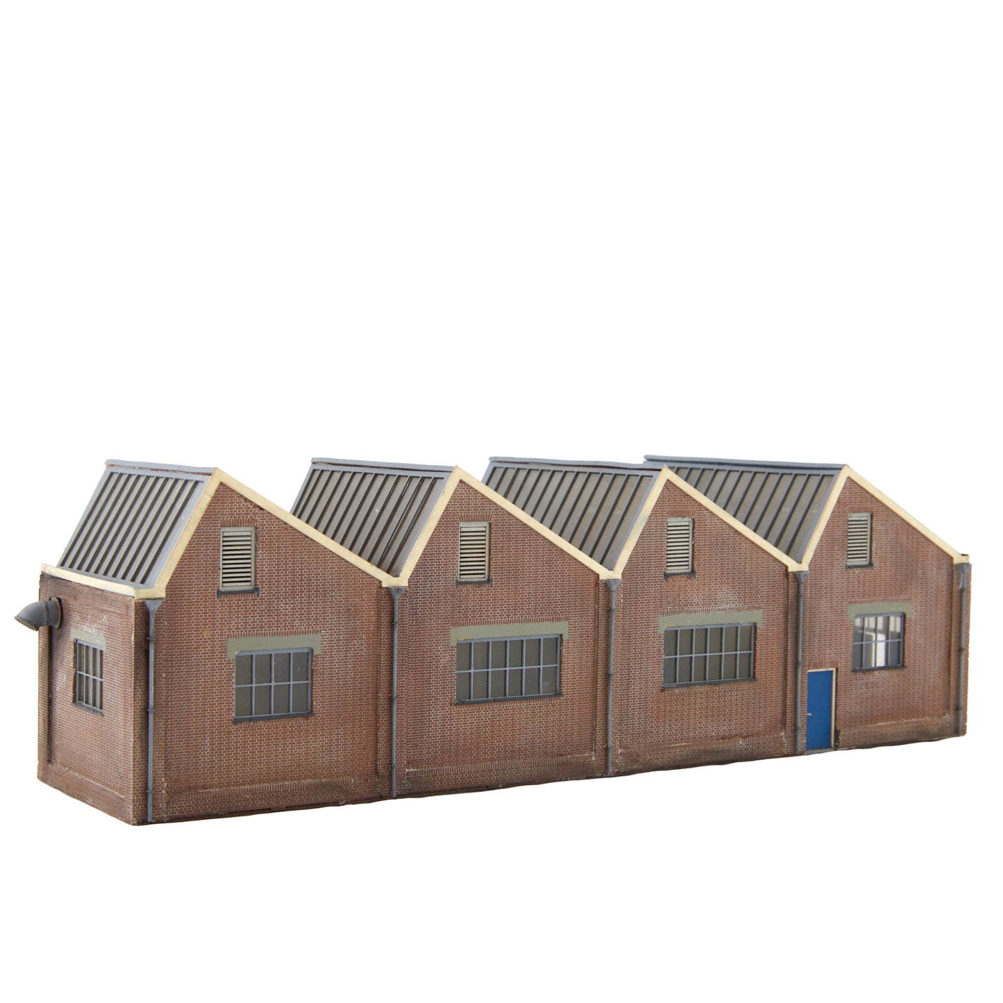 Angled Sawtooth Roof Warehouse