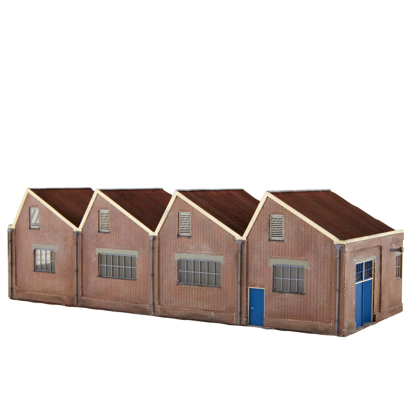 Angled Sawtooth Roof Warehouse