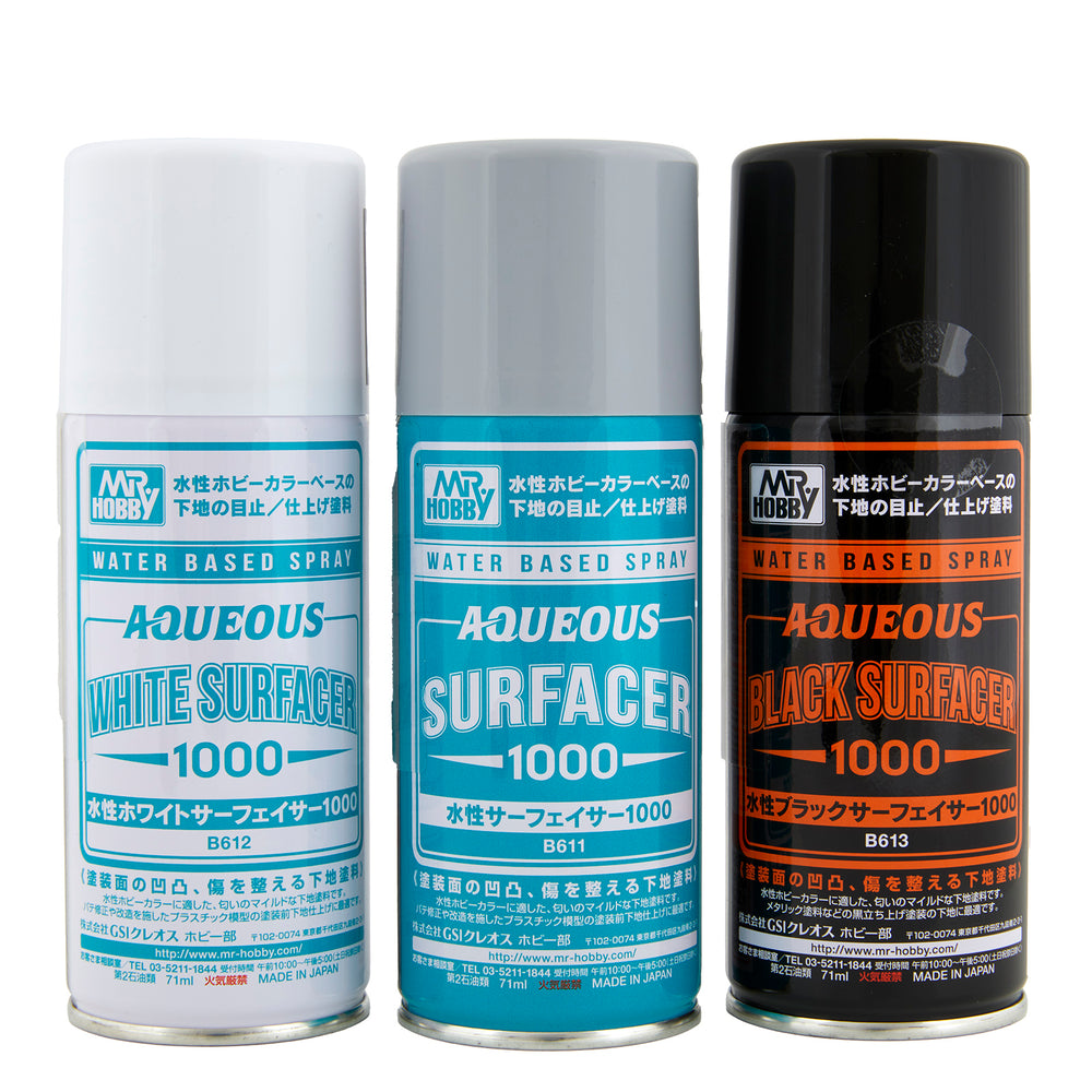 Aqueous Surfacer 1000 primer grey spray can