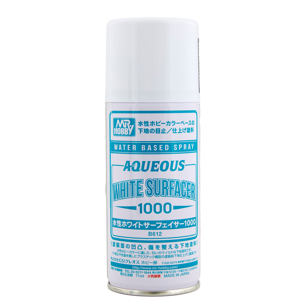 Aqueous Surfacer 1000 primer white spray can