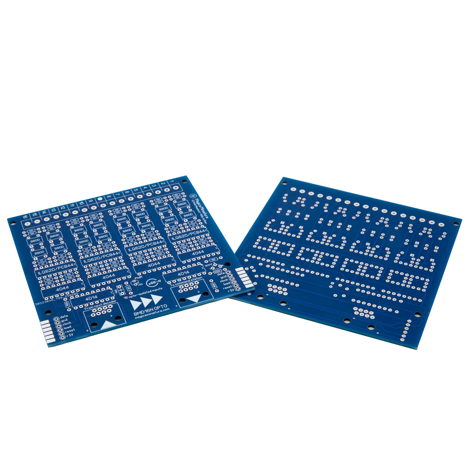 BMD16N OPTO | isolated s88-N decoder with mass detection (PCB for DIY ...