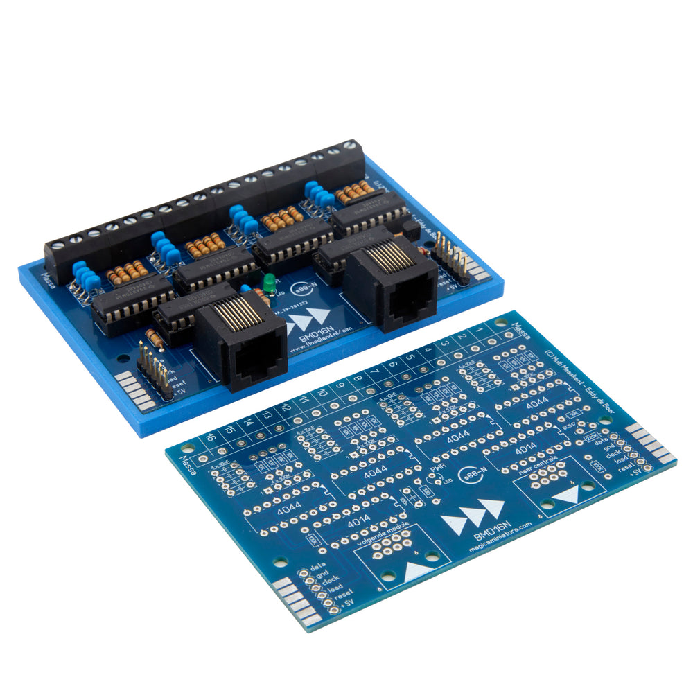 BMD16N | s88-N decoder with mass detection (PCB for DIY)