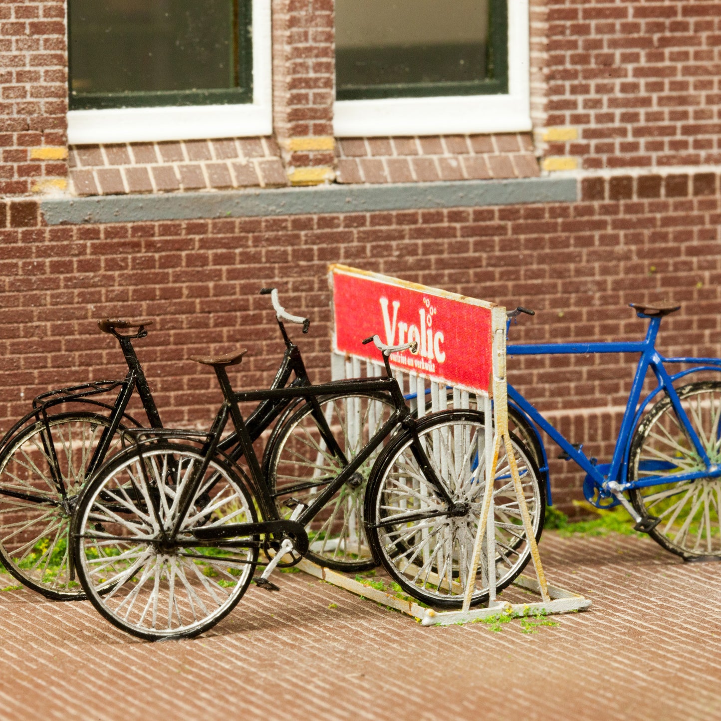 Fahrradständer (H0 und 0, 2 Stück) – Magica Miniatura