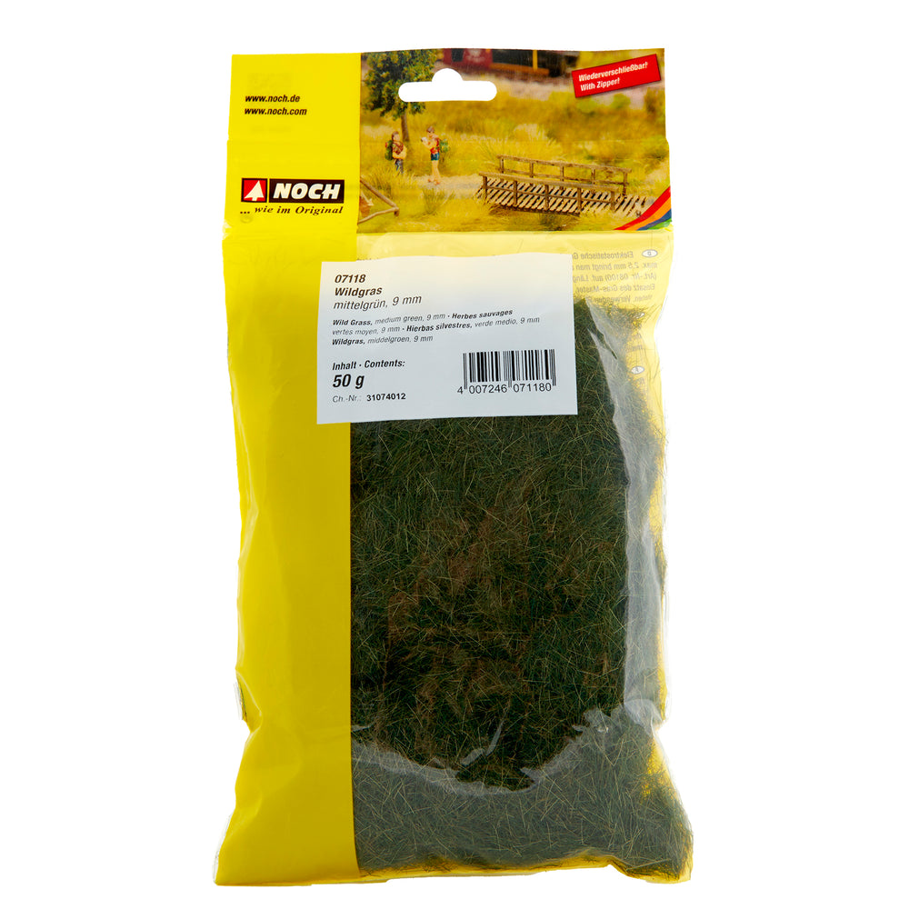 Wild grass 9 mm medium green