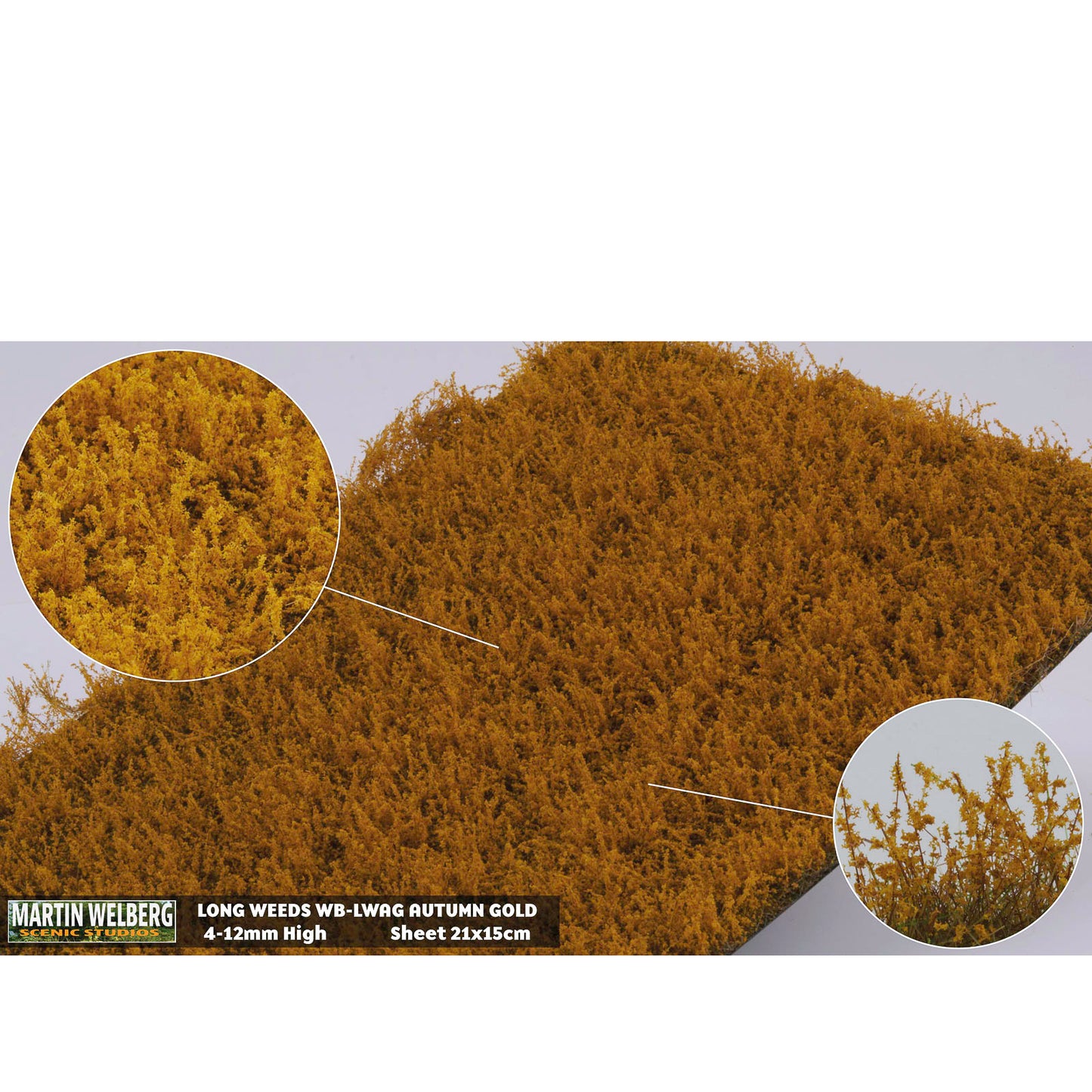 Onkruid hoog gouden herfst