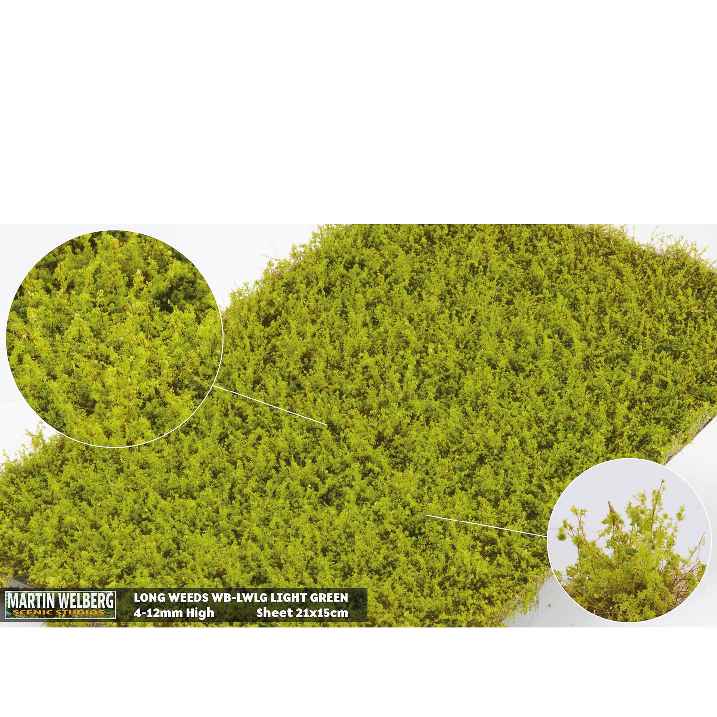 Onkruid hoog licht groen