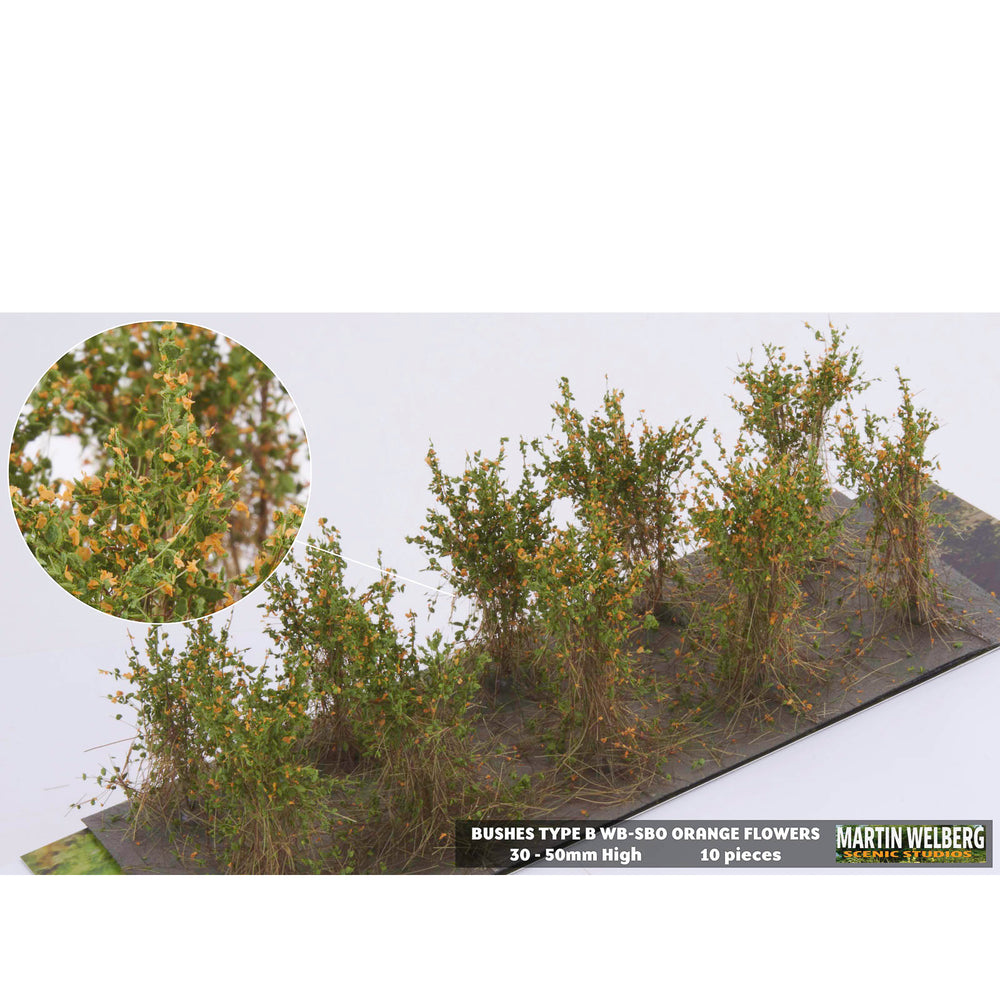 Bushes type B orange