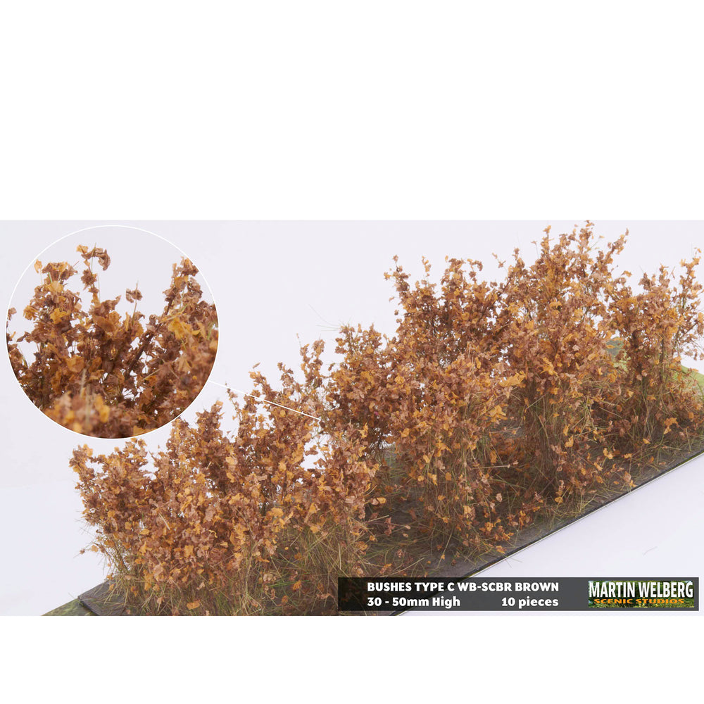 Bushes type C brown