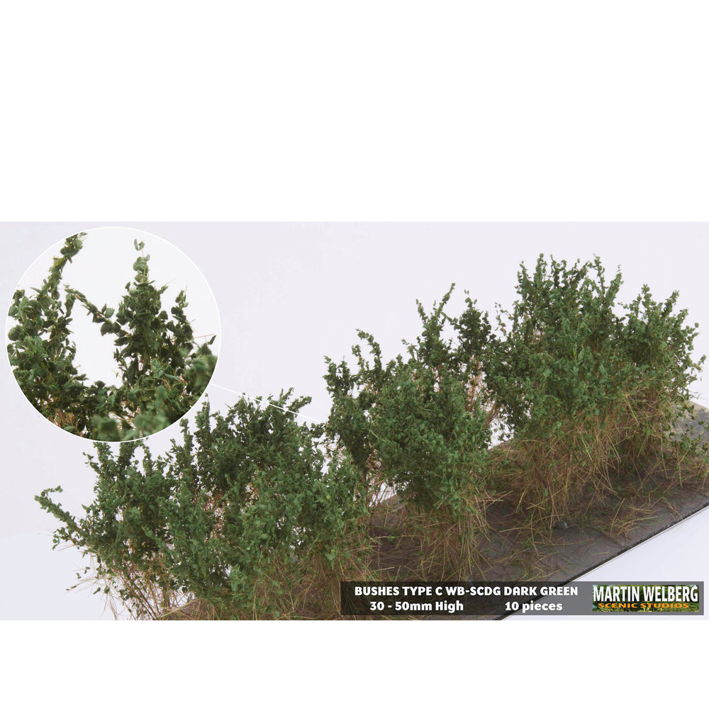 Bushes type C dark green
