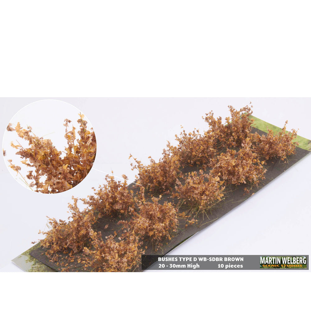 Bushes type D brown