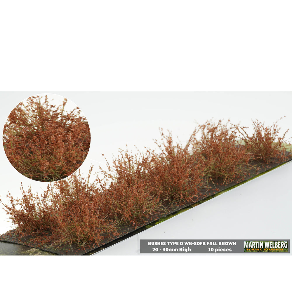 Bushes type D autumn brown