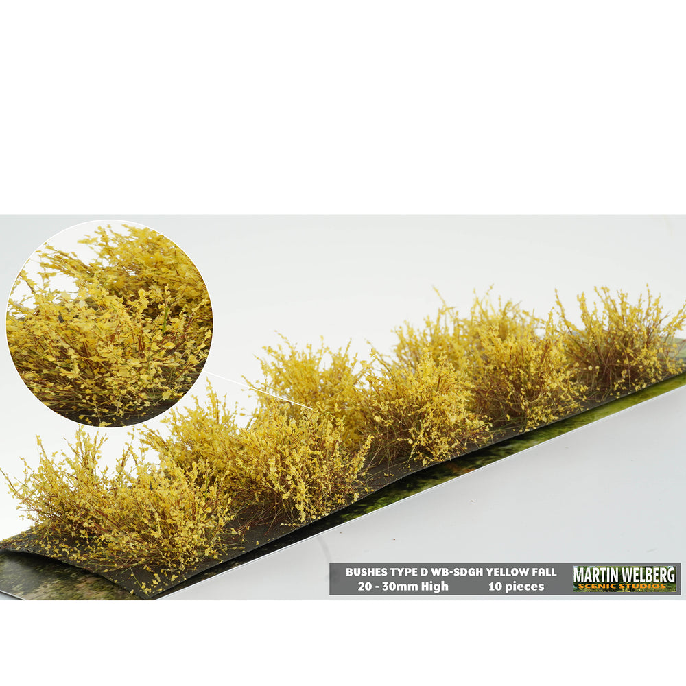 Bushes type D yellow autumn