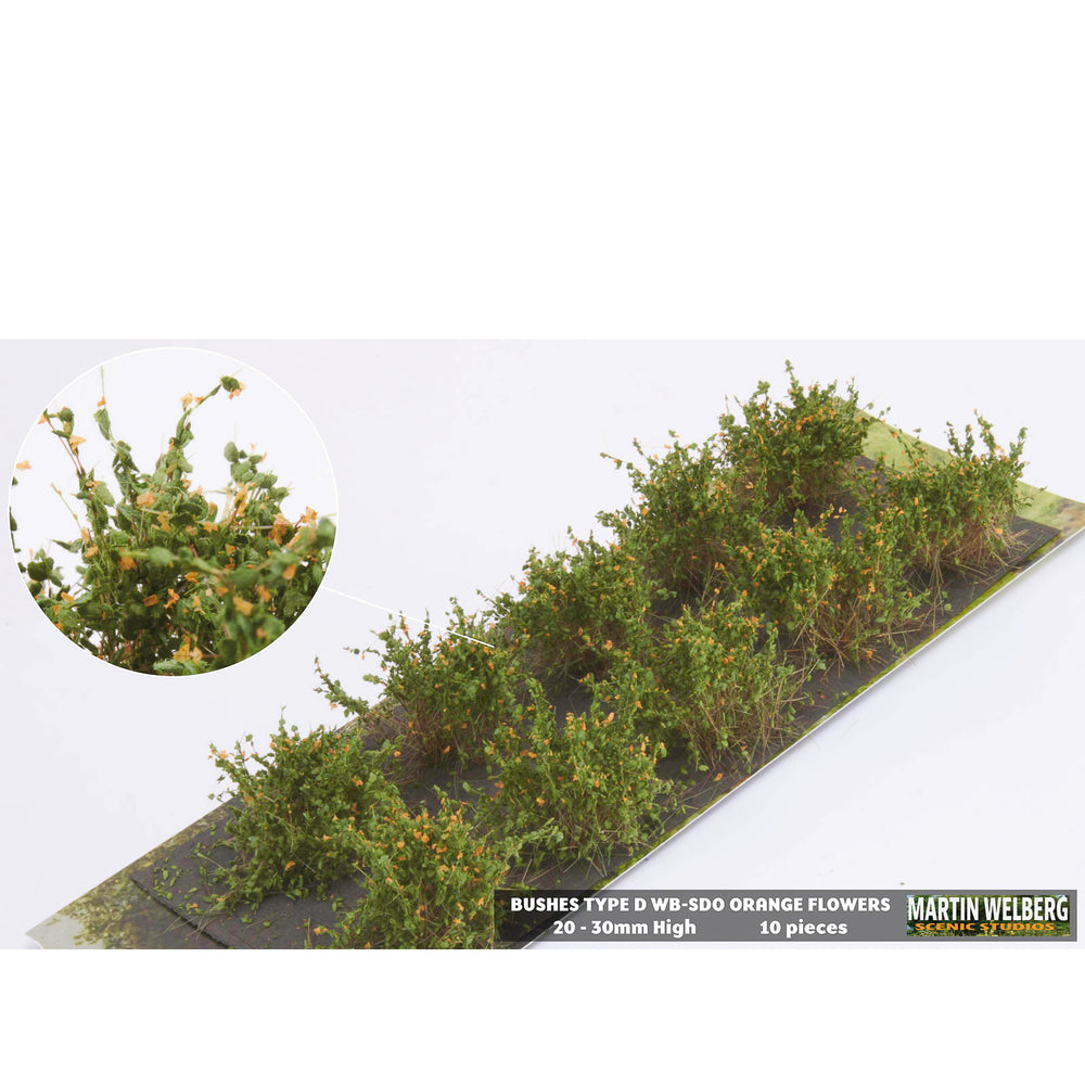 Bushes type D orange