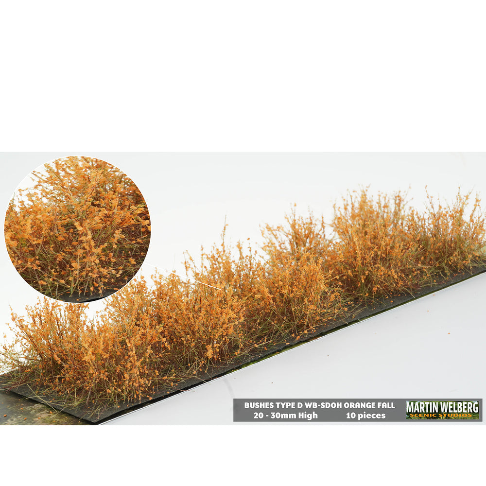 Bushes type D orange autumn