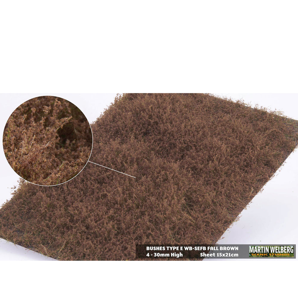 Shrubs type E autumn brown