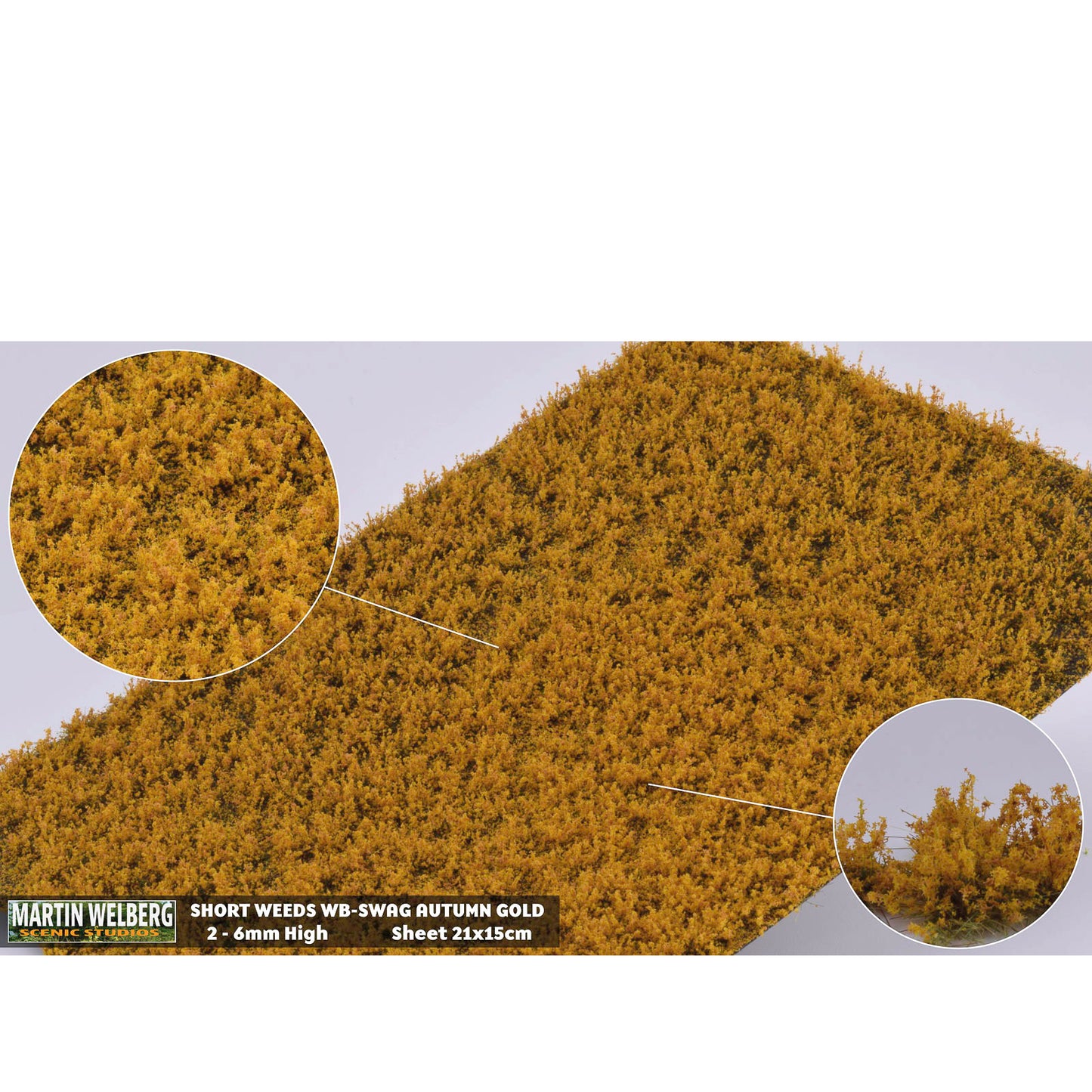 Onkruid laag gouden herfst