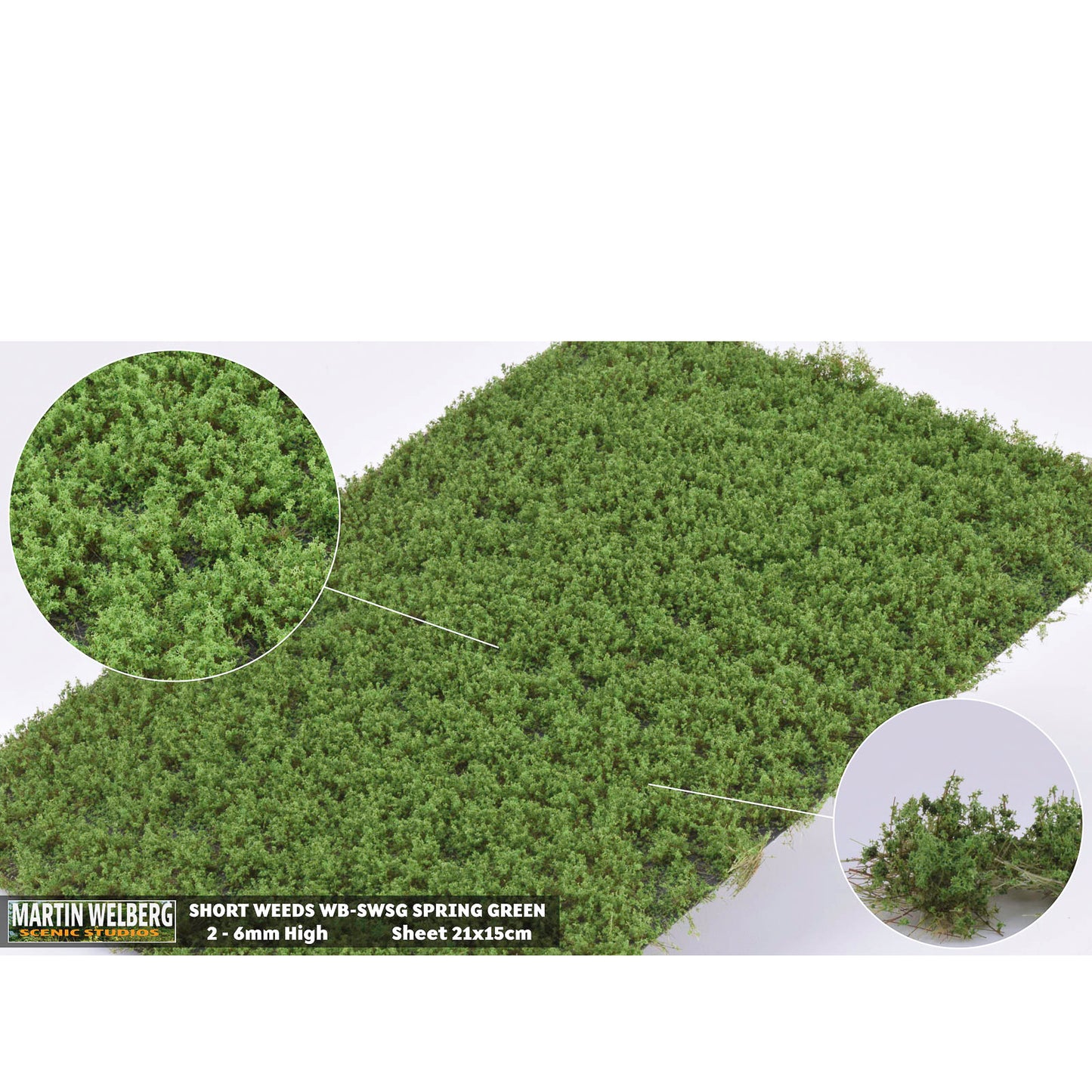 Onkruid laag lente groen