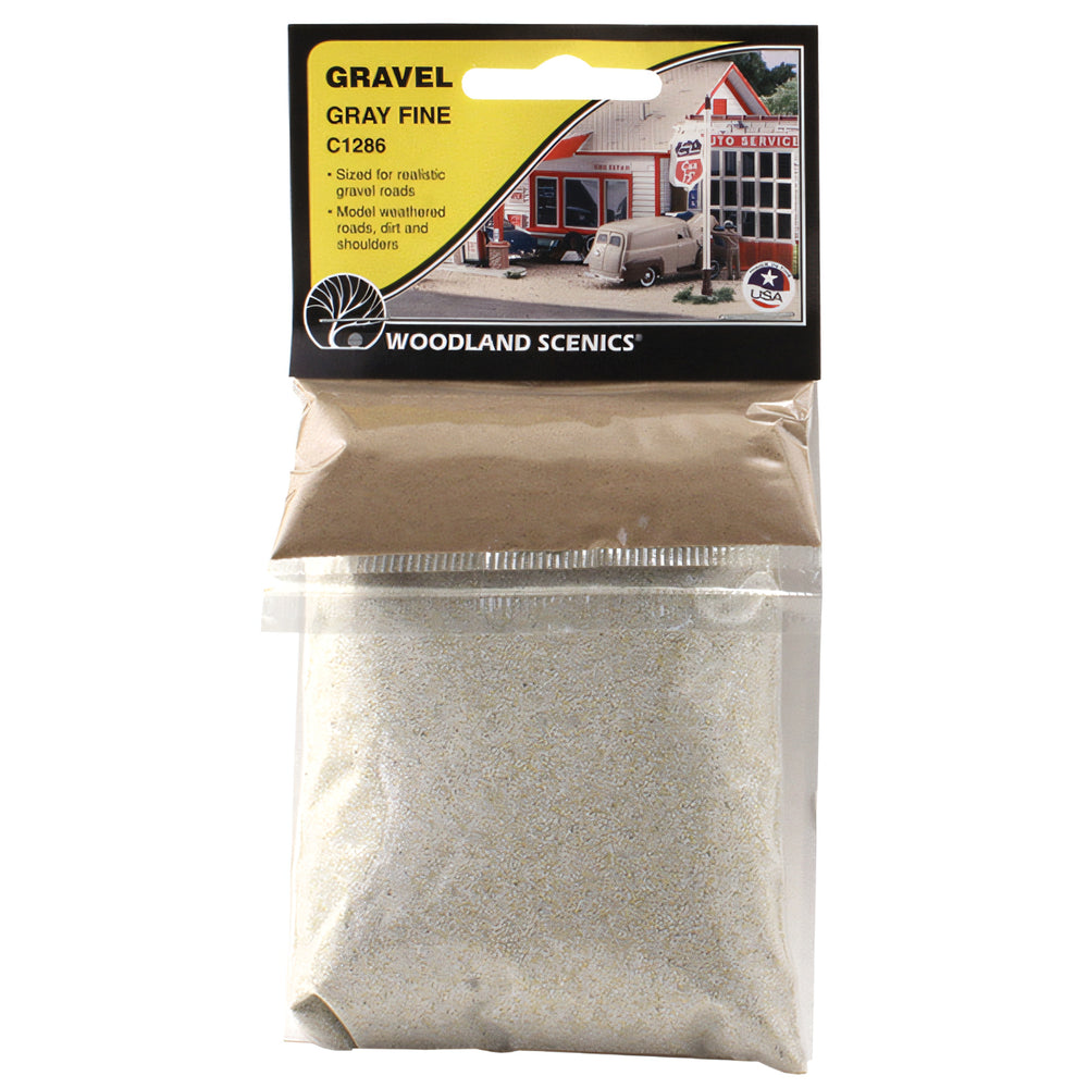 Gravel grijs fijn