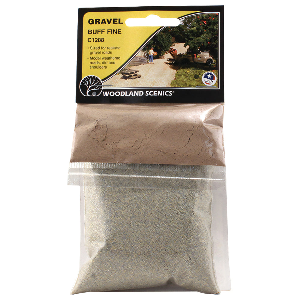 Gravel beige (buff) fijn