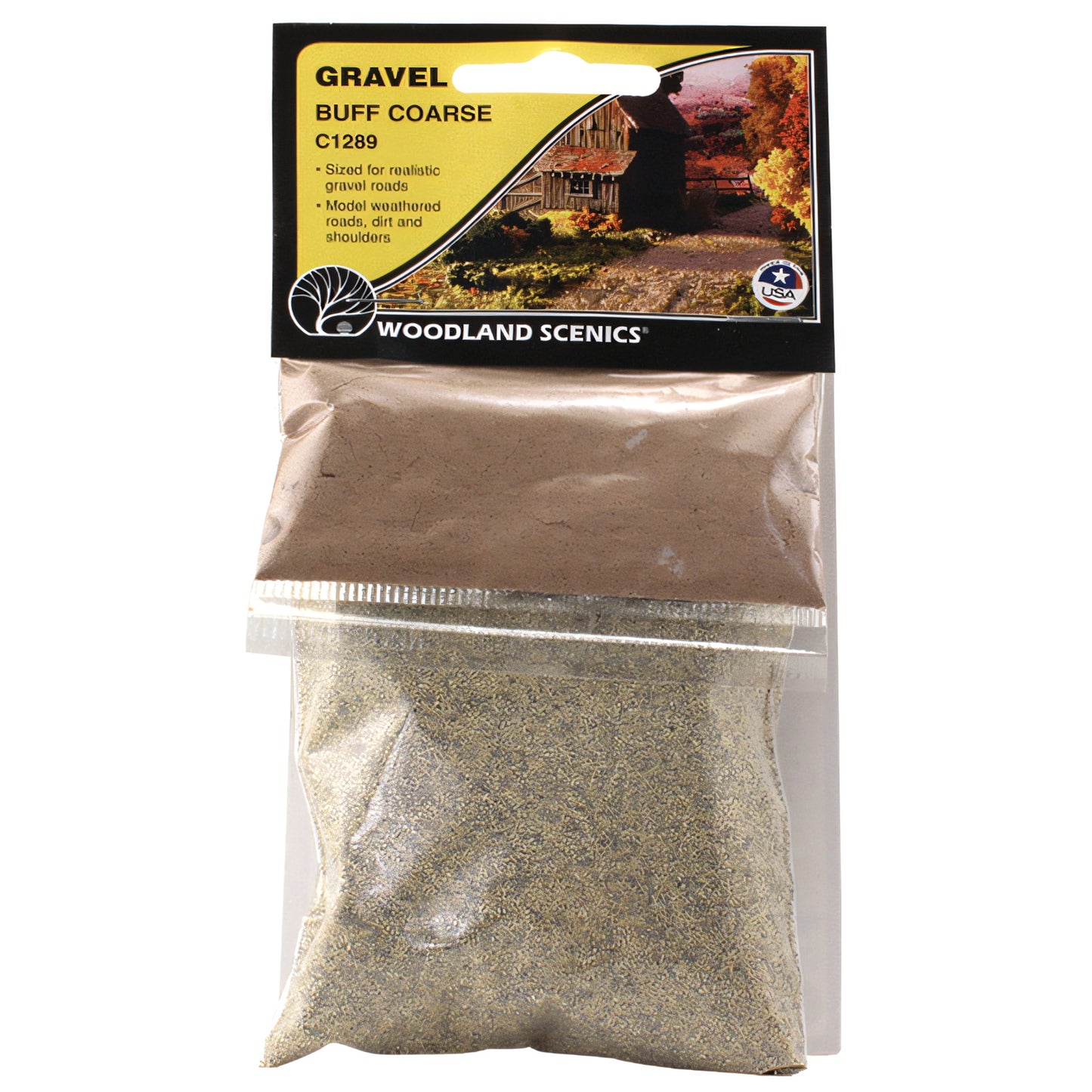 Gravel beige (buff) grof